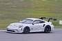 Porsche Secretly Testing New 911 GT3 Cup Racecar, Swan Neck Wing Is Huge