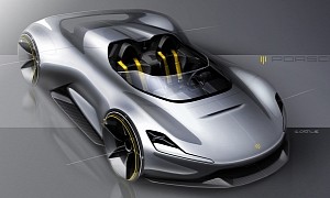 Porsche Speedster Sketch Looks Like the Tesla Roadster Killer the World Needs
