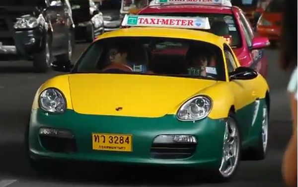 $202,000 Porsche Boxsterhas been turned into a Yellow Cab