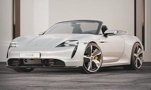 Porsche Taycan Cabriolet Is Ready for Summer, Looks Like a Very Expensive Hair Blower