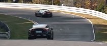 Porsche Taycan Chases 2020 911 Turbo on Nurburgring, The Speed Is Wild