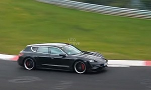 Porsche Taycan Cross Turismo Runs the 'Ring Cause It Has Nothing Better to Do