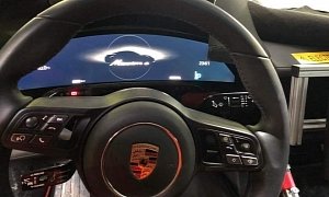 Porsche Taycan Interior Spied, Shows Massive Digital Dashboard