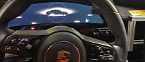 Porsche Taycan Interior Spied, Shows Massive Digital Dashboard