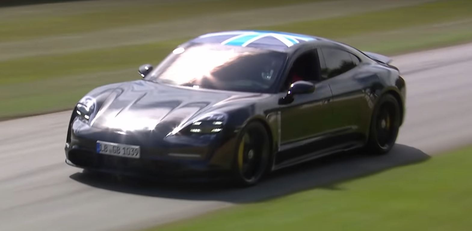 Porsche Taycan Looks Very Fast At Goodwood Festival Of Speed 2019 Autoevolution