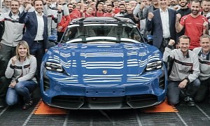 Porsche Taycan Production Milestone Celebrated, Can You Guess How Many Have Been Made?