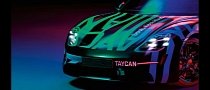 Porsche Taycan Teased Once Again, World Premiere Draws Closer