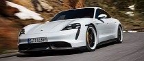 Porsche Taycan Turbo Schooled on Track by Tesla Model 3 with Track Package