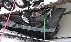 Porsche Test Cars Damaged As Transporter Crashes In Sweden