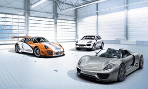 Porsche Tests Electric Boxster