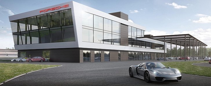 Porsche new Experience Center in Hockenheim