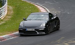 Porsche’s Future 400 HP Super-Cayman GT4 Spied Lapping the Nurburgring