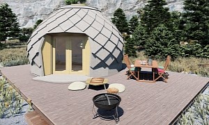 Portable Tiny Dome Can Be the Perfect Retreat Spot, It Is Built to Last 500 Years