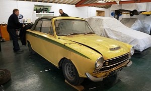 Possibly the World's Only Lotus Cortina Mk1 Convertible Has Been Hiding for 40 Years