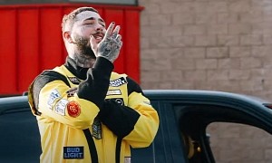 Post Malone Races His Own 2021 Rolls-Royce Cullinan in Motley Crew Music Video