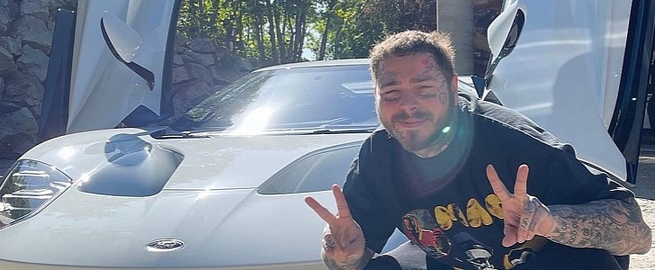 Post Malone shows off his brand new Ford GT on social media