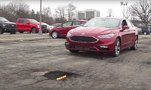 Pothole Mitigation Technology Arrives This Summer on the Ford Fusion V6 Sport