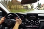 POV Ride in New W205 Mercedes C220 CDI