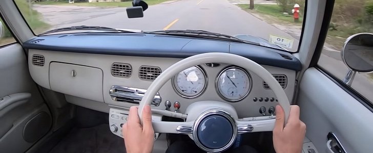 POV Test Drive of the 1991 Nissan Figaro
