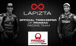 Pramac Ducati Adds Lapizta as Official Timekeeper and Sponsor, Cool Watches Inside