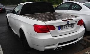 Prank BMW E92 M3 Pick-Up Spotted at the Nurburgring