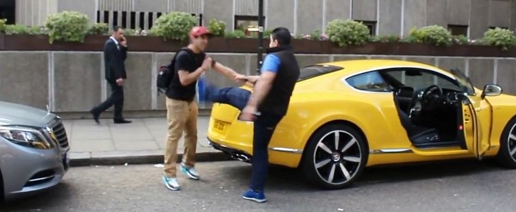 Prank: Spray Painting Supercars in London Goes Wrong 