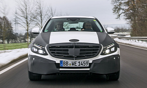 Pre-Production C-Class W205 is Rode in by Auto Bild