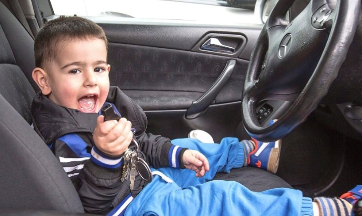 Two-Year Old Mirancan, the Mercedes-Benz thief.