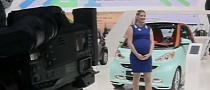 Pregnant Model Creates a Stir at 2014 Detroit Auto Show