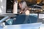 Pregnant Zoe Saldana Seen Driving an Audi R8