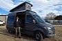 Premium Sprinter Camper Van With a Cozy Pop-Top Roof Can Accommodate up to Five People