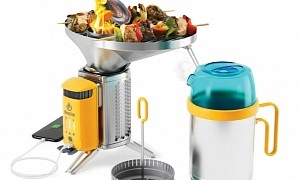 Prepare Meals, Eat, and Recharge Devices With the CampStove Complete Cook Kit