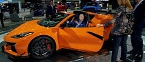 President Biden Checks Out EVs and the C8 Z06 at the 2022 Detroit Auto Show