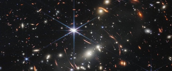 Image captured by NASA's Webb space telescope of galaxy cluster SMACS 0723