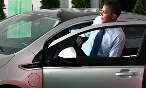 President Obama Meets the Chevy Volt