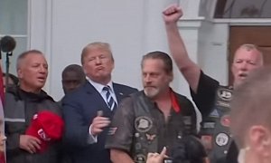 President Trump Meets With Bikers for Trump New Jersey Group