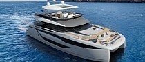 Prestige Yachts' New M8 Flagship Catamaran Is a True Villa on the Sea