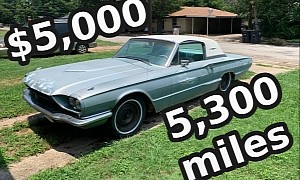 Price Is Lower Than Mileage: Original '66 Thunderbird With 5K Miles Needs a New Owner Now