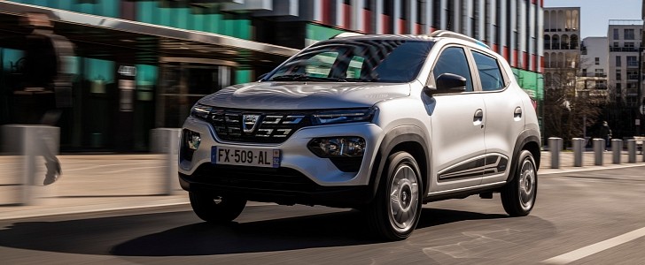 2021 Dacia Spring prices in France and Romania