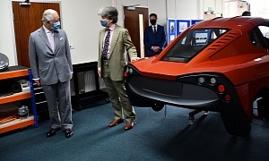 Prince Charles Pays a Visit To Riversimple and Gets to Drive the Rasa