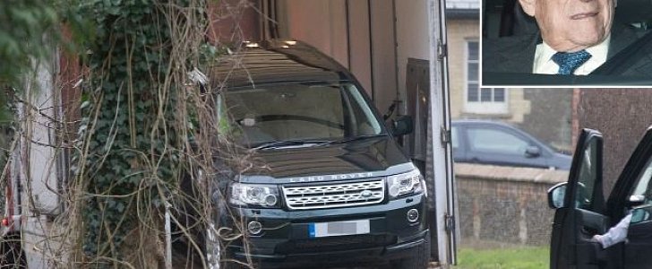 Prince Philip has replacement for wrecked Land Rover Freelander delivered to Sandringham Estate