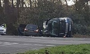 Prince Philip’s Land Rover T-Boned, Overturned in Norfolk Crash With Kia