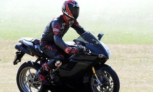 Prince William Arrives at Polo Match Riding a Ducati Superbike