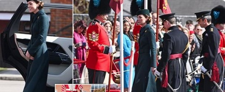 Kate Middleton and Prince William arrived at St. Patrick's Day Parade in a 2022 Range Rover