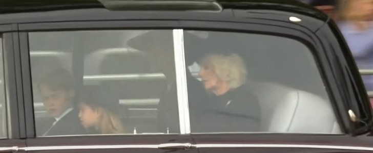 Princess Catherine and Camilla Queen Consort in Rolls-Royce Phantom VI