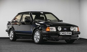 Princess Diana's Black 1985 Ford Escort RS Turbo S1 Sold at Auction for Over $850,000
