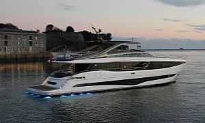 Princess Yachts' Y95 Boasts Plentiful Exterior Space and a Calm and Neutral Interior