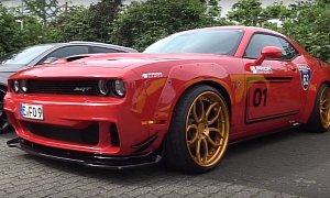 Prior Design 900 HP Hellcat Widebody Is How Europeans Tune the Dodge Challenger
