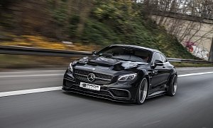 Prior Design Widebody S-Class Coupe Is What the Merc Looks like on a Full Moon