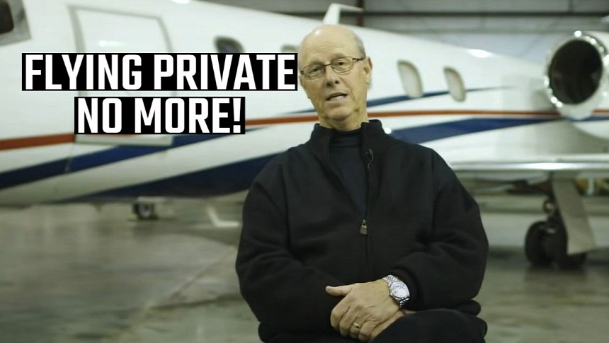 Millionaire business Stephen Prince is selling his last private jet out of environmental concerns